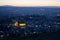 Panorama of Sierra Nevada and Granada, Spain as Seen from Sacromonte Hill