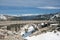 Panorama of Sierra Nevada mountains from Donner Pass