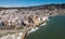 Panorama of Sitges, Barcelona, Spain