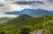 Panorama of Skadar Lake in the early morning,Montenegro,Eastern Europe