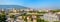 Panorama of Skopje from the fortress