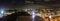 Panorama skyline of Los Angeles at night