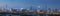 Panorama of Skyline of Shenzhen city, China