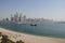 Panorama of skyscrapers in Dubai Marina. UAE