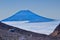 Panorama of the slope of Ebeko volcano