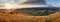 Panorama of Slovakia Tatras with meadow, Beilanske Tatry