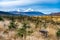 Panorama of snow covered Scottish highlands, Argylll,Scotland