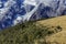 Panorama of snowcapped Jade Dragon Snow Mountain