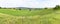 Panorama of South Limburg hilly landscape near Epen