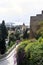 Panorama of the Spanish city of Malaga. Beautiful view. Alcazaba de Almeria