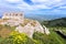 Panorama Spanish Quarter in Erice in Sicily, Italy