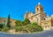 Panorama with St Lawrence Basilica in Birgu, Malta