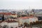 Panorama of Stare Mesto district in Prague