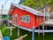 Panorama of stilt house in Ko Panyi village, Phang Nga Bay, Thailand