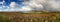 Panorama of stone stacks in the Scottish Highlands, Scotland