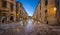 Panorama of Stradun Street in Dubrovnik, Dalmatia, Croatia