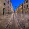 Panorama of Stradun Street in the Morning, Dubrovnik, Dalmatia,