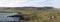 Panorama of stunning coastal scenery near St. Finian\'s Bay