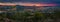 Panorama of stunning sunset over Townsville, Queensland, Australia