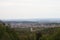 Panorama of Stuttgart from Solitude palace hill