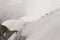 Panorama from the summit of the Aiguille du Midi. French Alps.