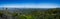 Panorama from summit Montara Peak looking east to Mount Diablo.