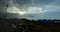 Panorama of sunrise in himalayan mountains. Nepal, Annapurna region