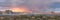 Panorama of the Sunset at Glen Canyon National Monument