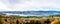 Panorama Sunset View of Osoyoos Lake in British Columbia, Canada