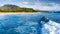 Panorama of the surf spot Makaha