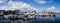 Panorama of Sutton Harbour Marina - Plymouth, Devon, England