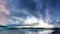 Panorama of the Svinafellsjokul glacier in Iceland