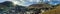 Panorama of Swiss mountain village Andermatt