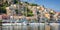 Panorama of Symi, Dodecanese island Greece