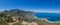 Panorama of Table Mountain and 12 Apostles in Cape Town