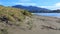 Panorama of Te Kopua Beach, Raglan, New Zealand