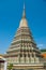 Panorama of Temple of Reclining Buddha or Wat Pho complex in Bangkok