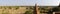 Panorama, temples and stupas