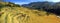 Panorama of Terrace Rice Paddy Field