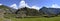 Panorama of Terraces at Macchu Picchu