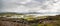 Panorama of Thingvellir National Park on Iceland