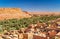 Panorama of Tinghir city in Morocco