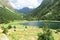 Panorama to Aiguestortes National Park, Catalan Pyrenees, Spain