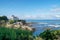 Panorama to the Royal Villa in the city Biarritz.