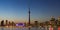 Panorama of Toronto skyline at