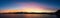 Panorama of Torquay during the sunset, Devon, England