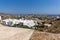 Panorama of Town of Ano Mera, island of Mykonos, Greece