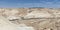 Panorama of a Town on the Distant Cliffs Above Nahal Zin in Israel