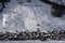 Panorama Town of Livigno in winter. Livigno landscapes in Lombardy, Italy, located in the Italian Alps, near the Swiss border