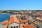 Panorama of the town of Porec.